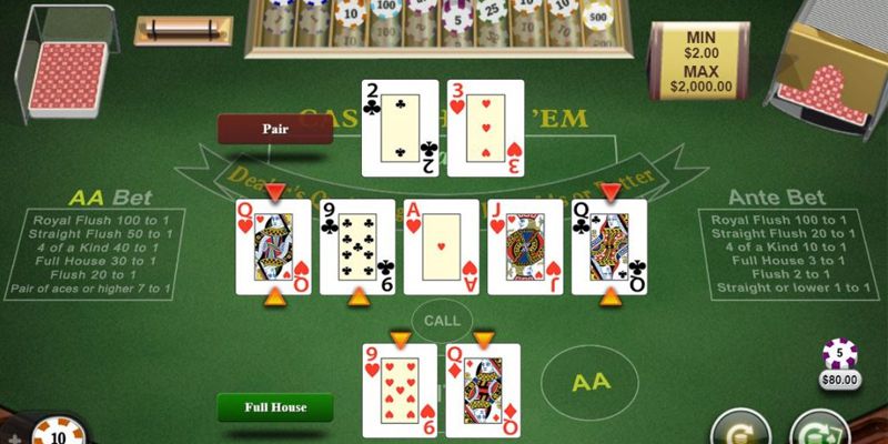 Casino Hold em - Tựa game bài đang “hot” trên thị trường